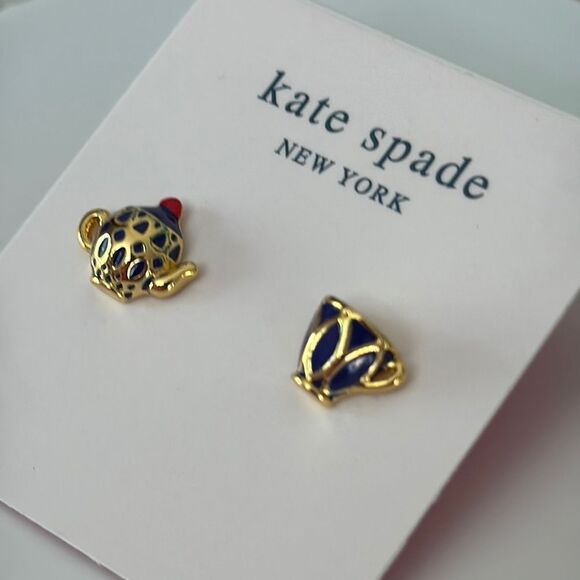 Kate Spade x Disney Alice In Wonderland Earrings NEW - Picture 4 of 4